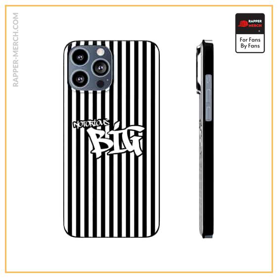 Notorious Big Black And White Stripes iPhone 13 Cover RP0310