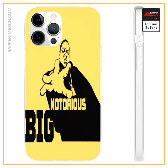 Notorious Big Minimalist Yellow iPhone 12 Fitted Cover RP0310