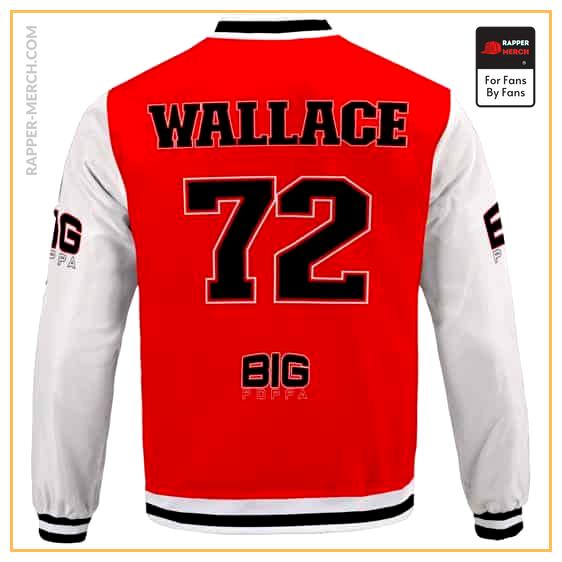 Notorious Big Poppa Wallace 72 Awesome Varsity Jacket RP0310