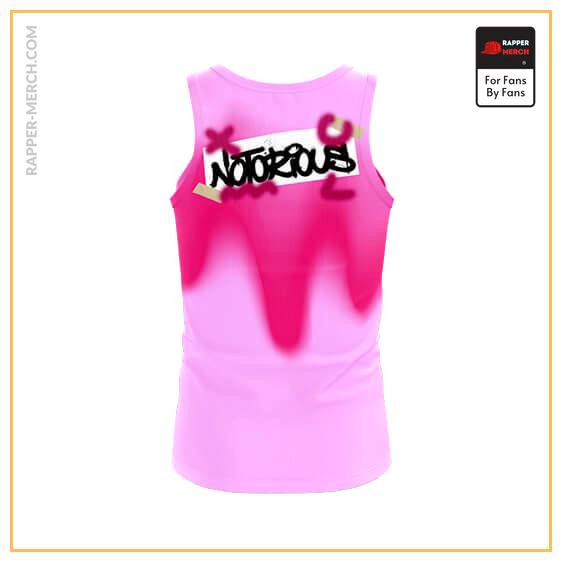 Notorious Biggie Graffiti Art Pink Tank Shirt RP0310