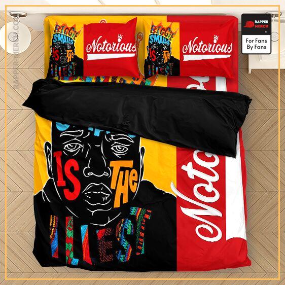 Notorious Biggie Smalls Is The Illest Vibrant Bedclothes RP0310