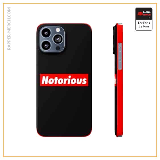 Notorious Supreme Parody Black iPhone 13 Fitted Cover RP0310