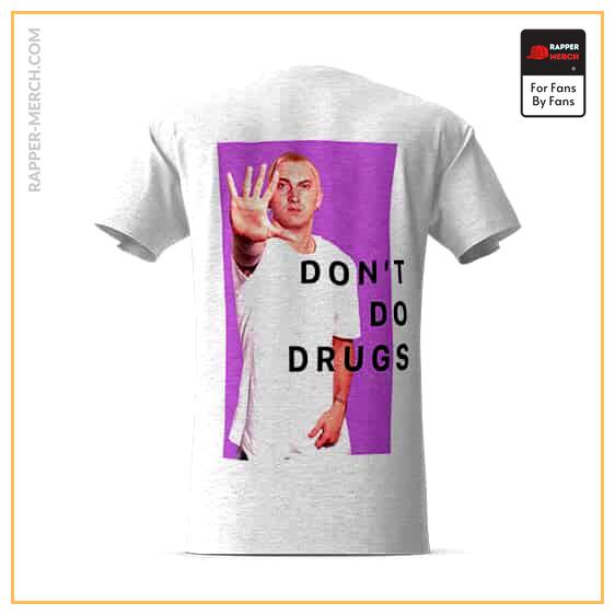 PSA Eminem Don't Do Drugs Art White T-Shirt RM0310