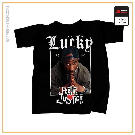 Poetic Justice 2Pac Lucky Cool Black T-Shirt RM0310