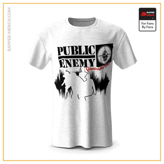 Public Enemy Album Revolverlution White T-shirt RM0710