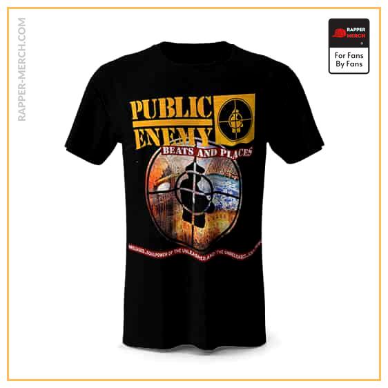Public Enemy Beats And Places Album Logo Tees RM0710