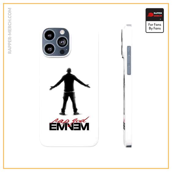 Rap God Eminem Back View White iPhone 13 Fitted Cover RM0310