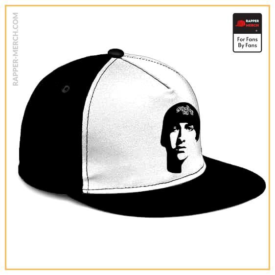 Rap God Eminem Stencil Logo Design Black & White Snapback RM0310