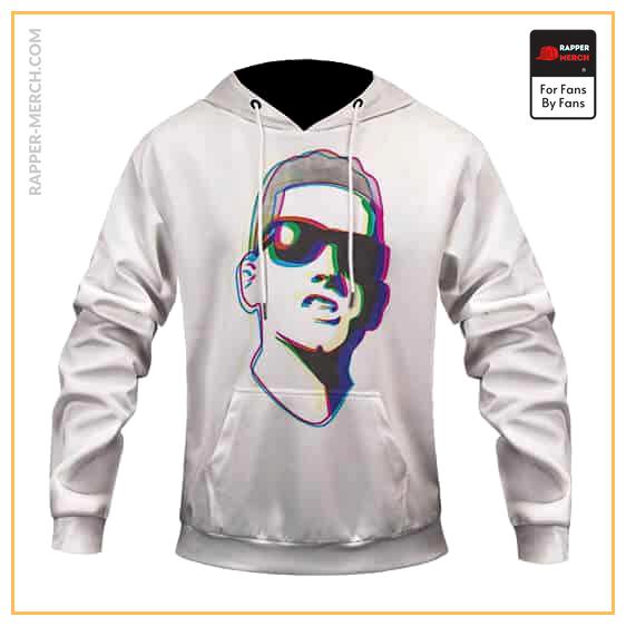 Rap God Eminem Trippy Glitch Head Artwork Dope Hoodie Jacket RM0310