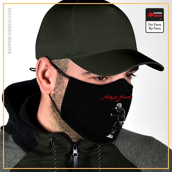 Rap God Slim Shady Eminem Wearing Hoodie Black Face Mask RM0310