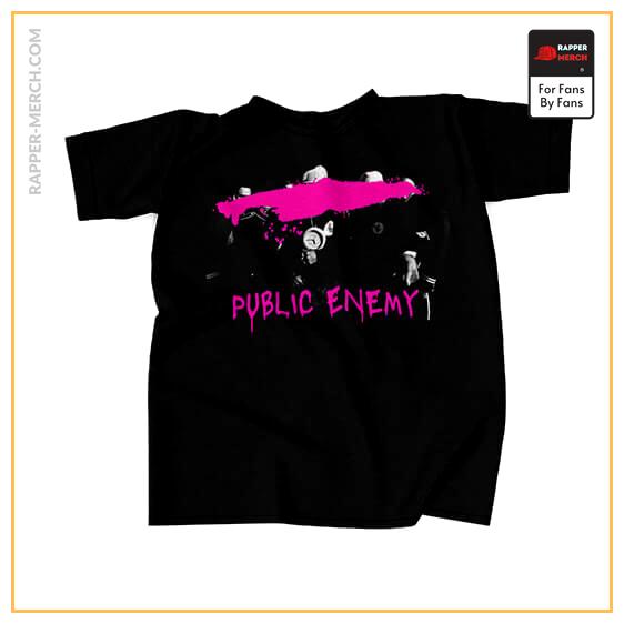 Rap Group Public Enemy Pink Spray Paint Art Shirt RM0710