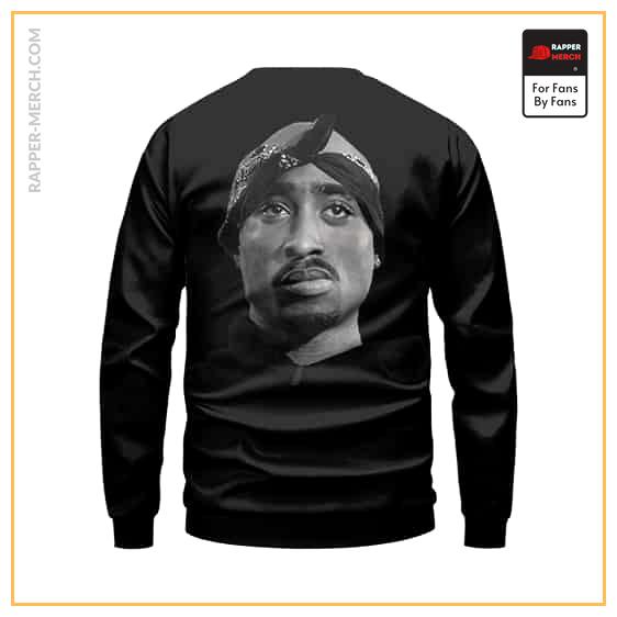 Rap Icon 2Pac Shakur Realistic Head Sweatshirt RM0310