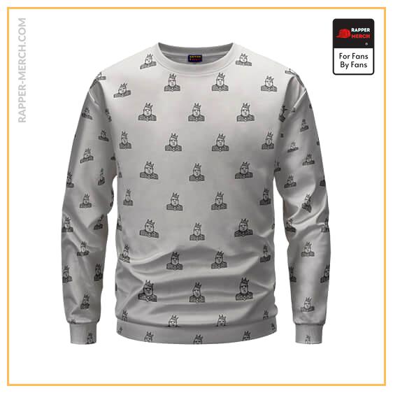 Rap Icon Biggie Smalls Pattern Crewneck Sweatshirt RP0310