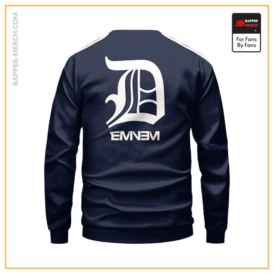 Rap Icon Eminem Detroit D12 Logo Navy Blue Sweatshirt RM0310