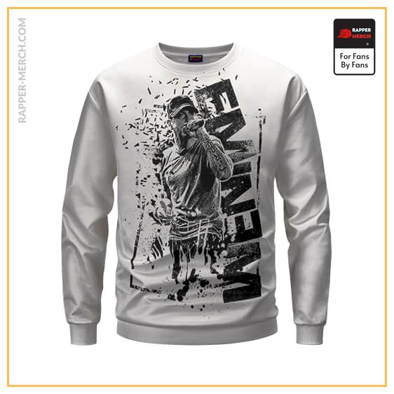 Rap Icon Eminem Shattered Artwork Stylish Sweatshirt RM0310
