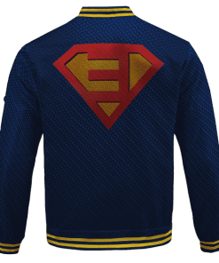 Rap Icon Eminem Superman-Inspired Logo Stylish Bomber Jacket RM0310