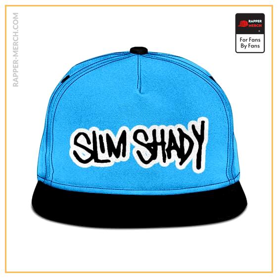 Rap Icon Slim Shady Minimalist Logo Cool Sky Blue Snapback RM0310