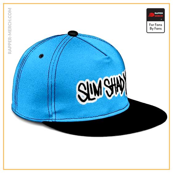 Rap Icon Slim Shady Minimalist Logo Cool Sky Blue Snapback RM0310