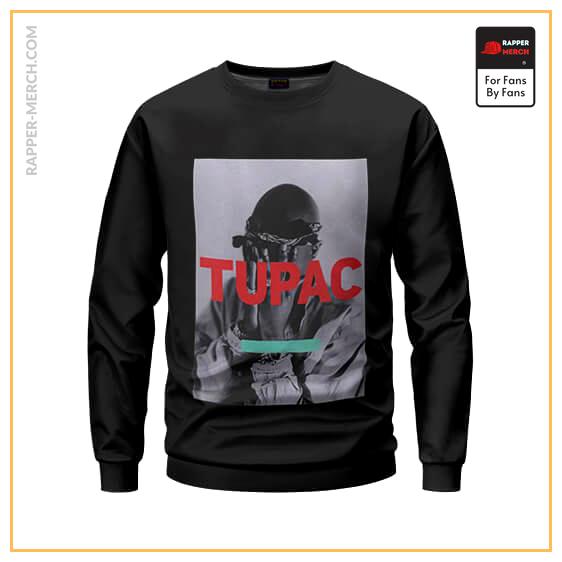 Rap Icon Tupac Amaru Portrait Artwork Sweatshirt RM0310