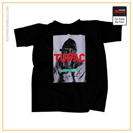 Rap Icon Tupac Amaru Portrait Artwork T-Shirt RM0310