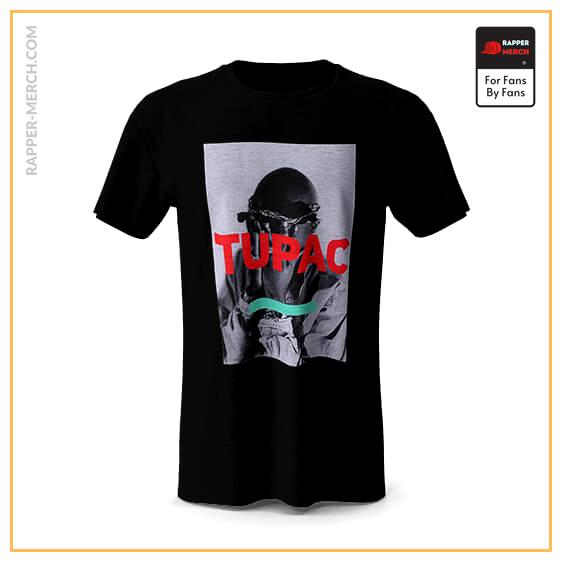 Rap Icon Tupac Amaru Portrait Artwork T-Shirt