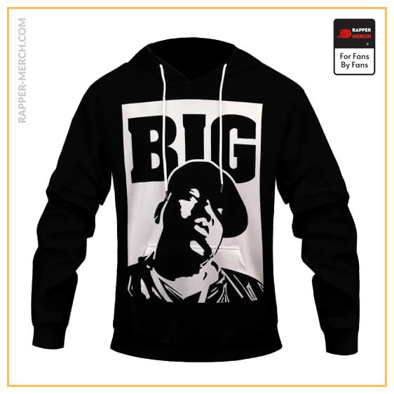 Rap Legend The Notorious B.I.G. Portrait Epic Black Hoodie RP0310
