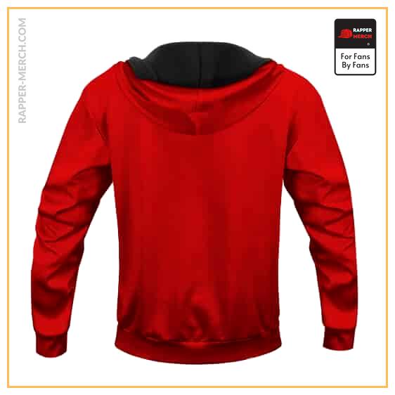 Rap Legend The Notorious B.I.G. Silhouette Red Hoodie Jacket RP0310