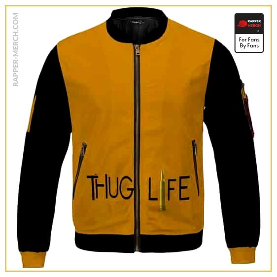 Rap Legend Tupac Makaveli Thug Life Tribute Varsity Jacket RM0310