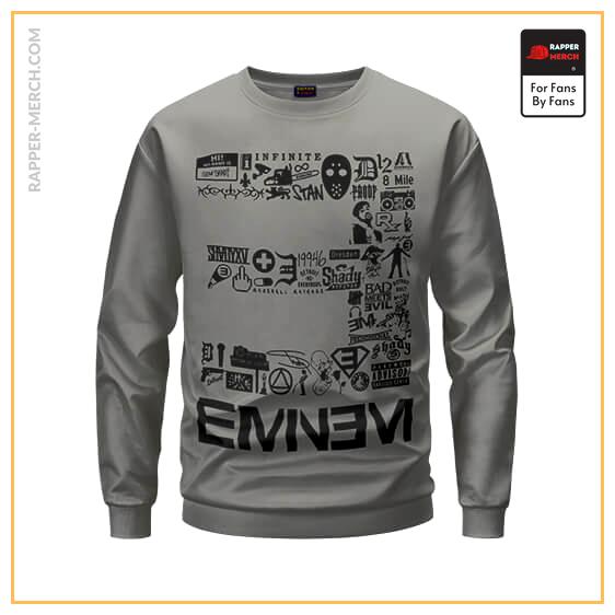 Rapper Eminem Icons Through The Years Awesome Sweatshirt RM0310