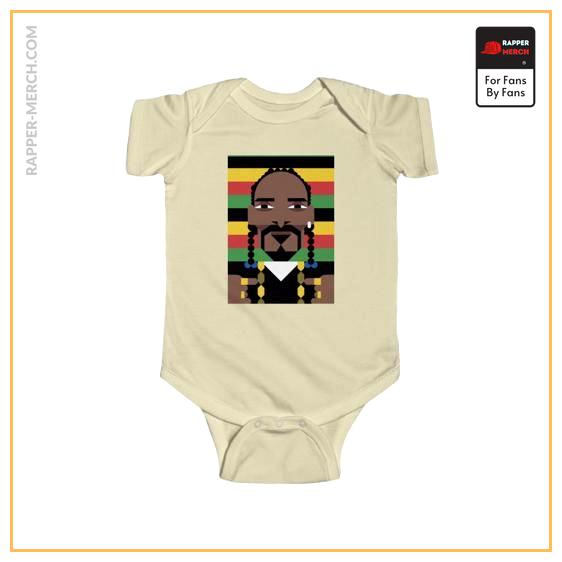 Rasta Colors Snoop Dogg Awesome Geometric Art Baby Romper RM0310