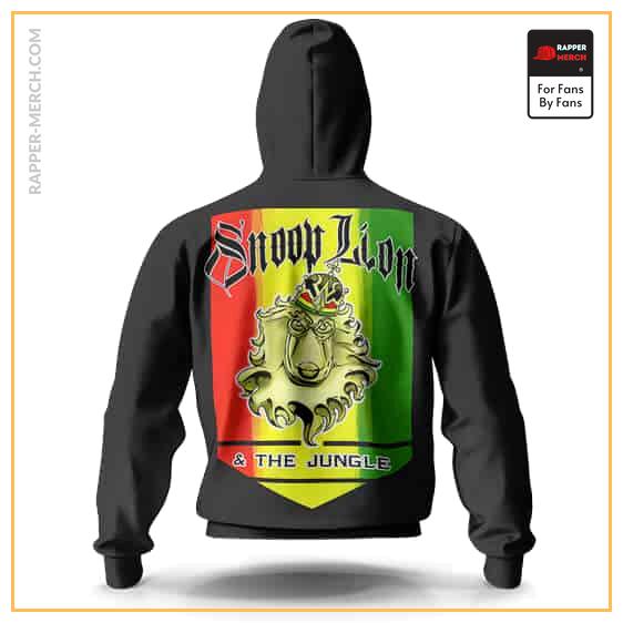 Rastafarian Colors Snoop Lion And The Jungle Zip Hoodie RM0310