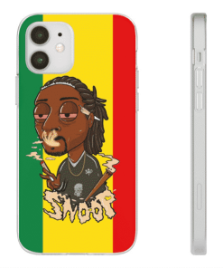 Rastaman Themed Stoner Snoop Dogg Smoking iPhone 12 Case RM0310