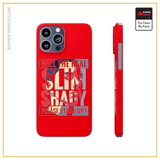 Real Slim Shady Please Stand Up Red iPhone 13 Cover RM0310