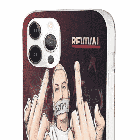 Revival Album Double Middle Finger Eminem iPhone 12 Case RM0310