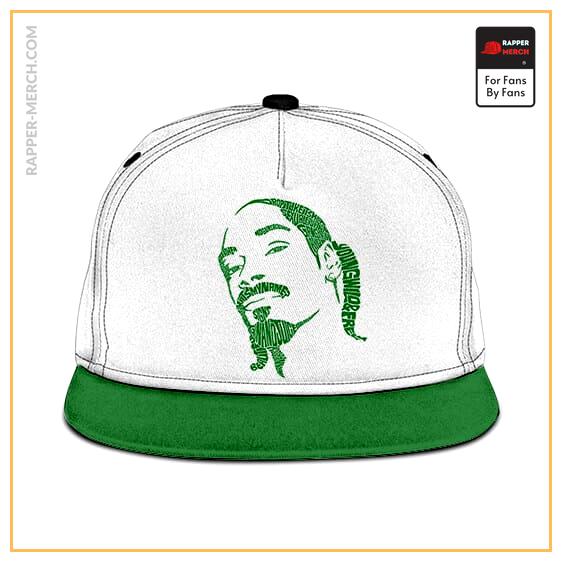 Cool Snoop Dogg Mosaic Artwork Green Snapback Cap RM0310