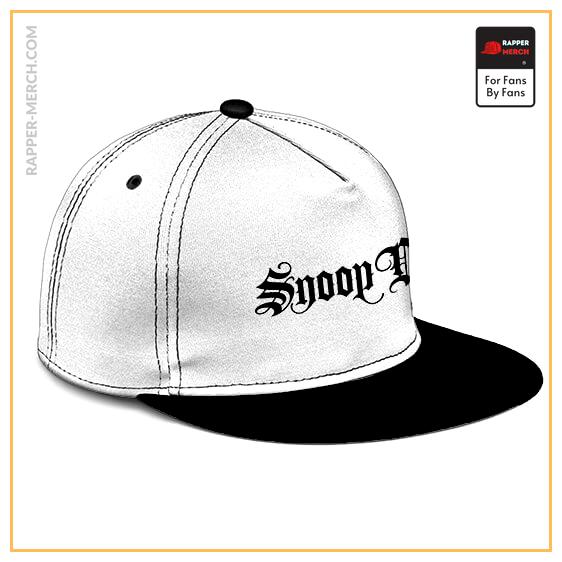 Snoop Dogg Classic Logo White Snapback Baseball Cap RM0310