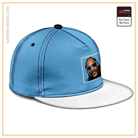 Cool Snoop Dogg Portrait Blue Snapback Baseball Cap RM0310