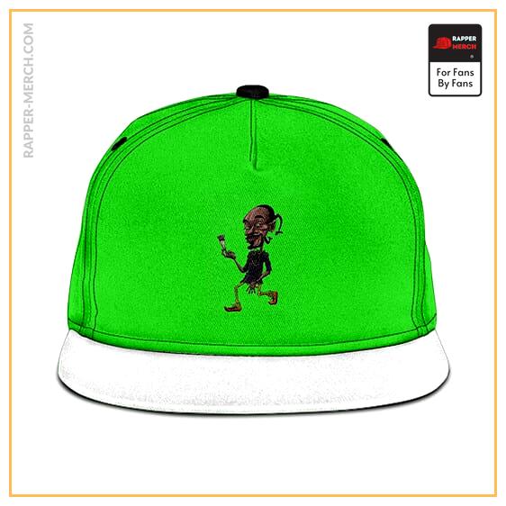 Amazing Snoop Dogg With Spliff Green Snapback Cap RM0310