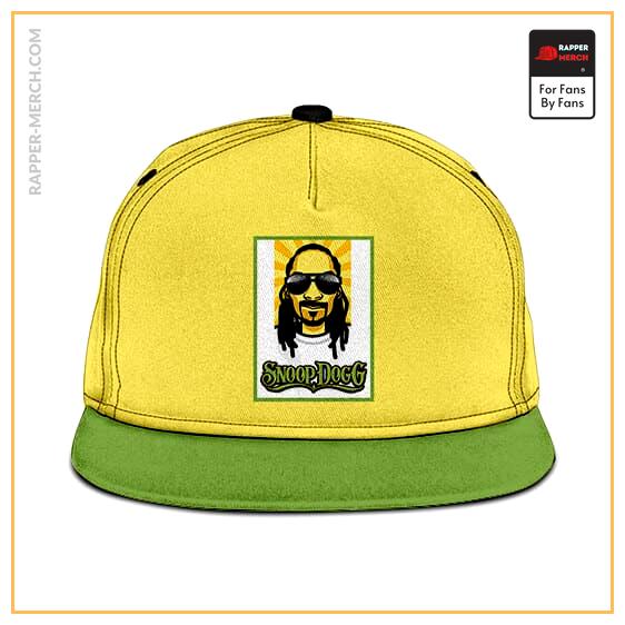 Stunning Snoop Dogg Art Yellow Snapback Baseball Cap RM0310