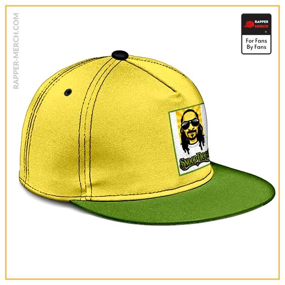 Stunning Snoop Dogg Art Yellow Snapback Baseball Cap RM0310