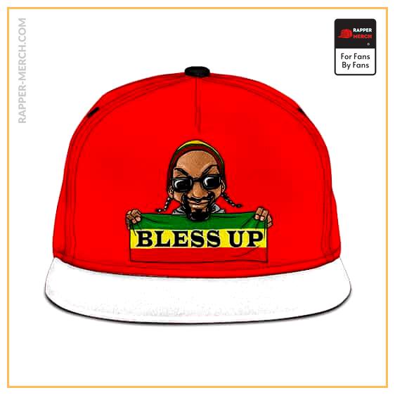 Bless Up Rastafarian Snoop Lion Cartoon Snapback Cap RM0310