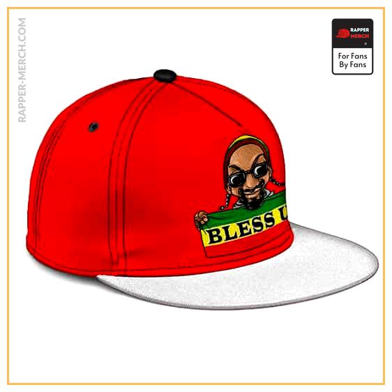 Bless Up Rastafarian Snoop Lion Cartoon Snapback Cap RM0310
