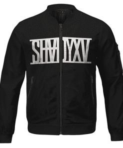 Shady XV Hockey Mask & Chainsaw Badass Eminem Bomber Jacket RM0310
