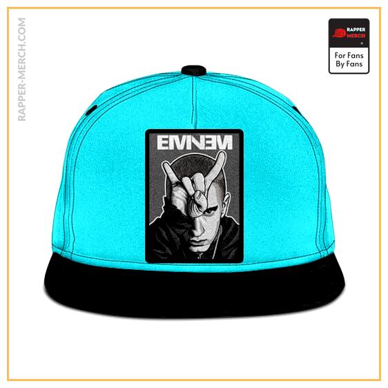 Slim Shady Eminem Iconic Devil Horn Pose Snapback Cap RM0310
