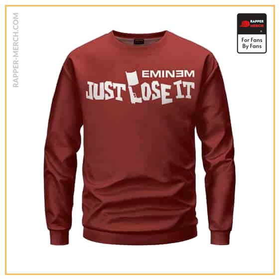 Slim Shady Eminem Just Lose It Stylish Red Sweatshirt RM0310