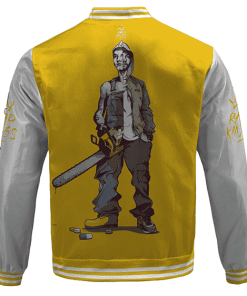 Slim Shady Eminem Rap Kings Artwork Yellow Varsity Jacket RM0310