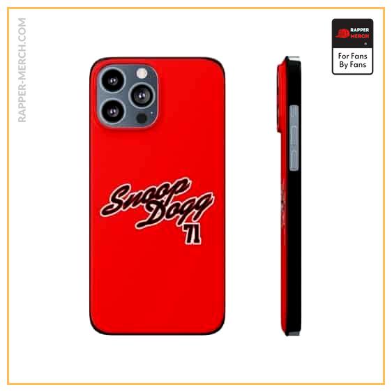 Snoop Dogg 1971 Minimalist Design Awesome Red iPhone 13 Case RM0310