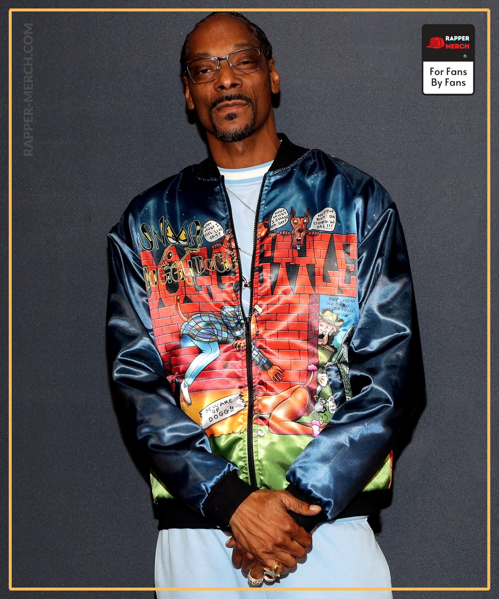 Awesome Snoop Dogg Doggystyle Album Cover Bomber Jacket RM0310