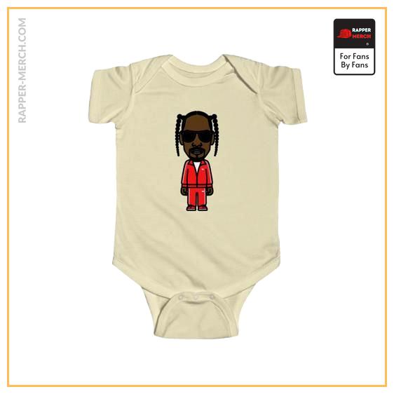 Snoop Dogg Cartoon In Tracksuit Awesome Baby Bodysuit RM0310