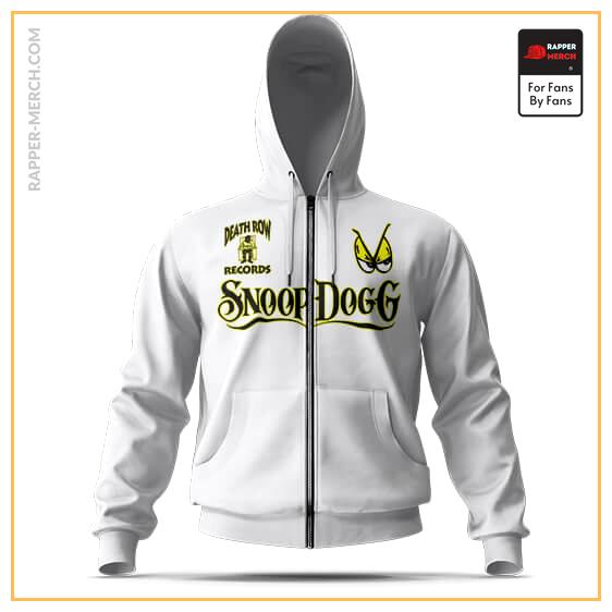 Snoop Dogg Death Row Records Classic Logo Zip Up Hoodie RM0310
